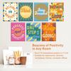 S&O Set of 15 Motivational Posters for Classroom - Study room Poster - pirational Teaching Zone Charts for High School - Motivating Prints for