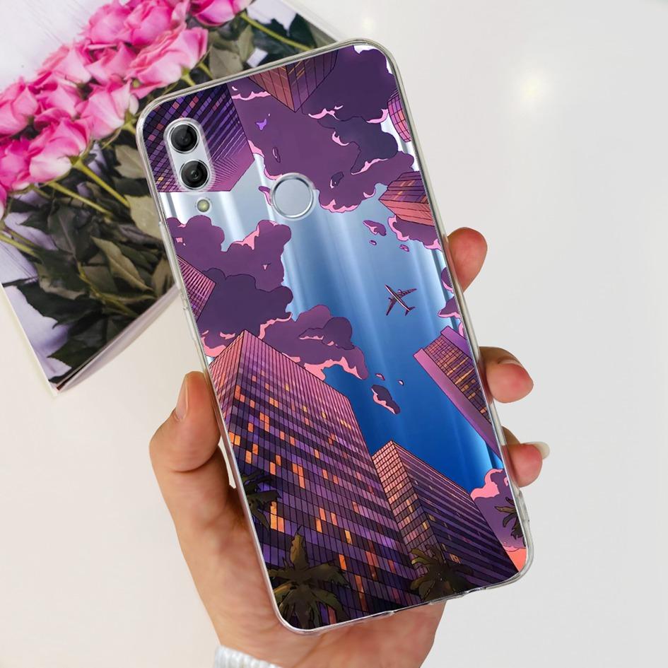Für Honor 10 Lite Hülle HRY-LX1 HRY-LX2 Abdeckung Mode Schmetterling Transparentes Silikon Hüllen Für Honor 10 10i Honor10 Bumper