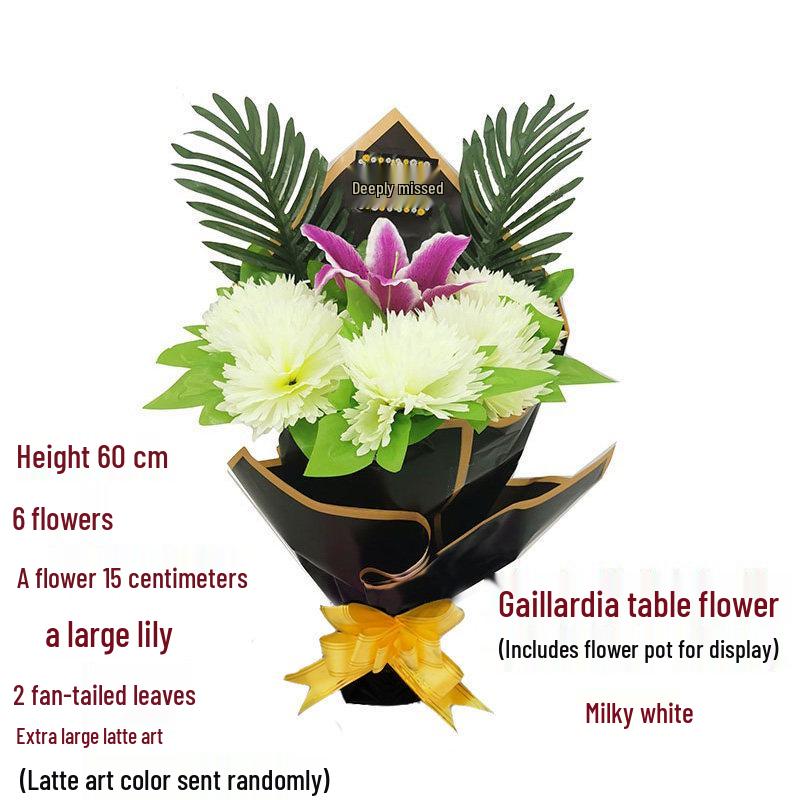 Chrysanthemum Silk Flowers for Qingming Festival Grave Offerings