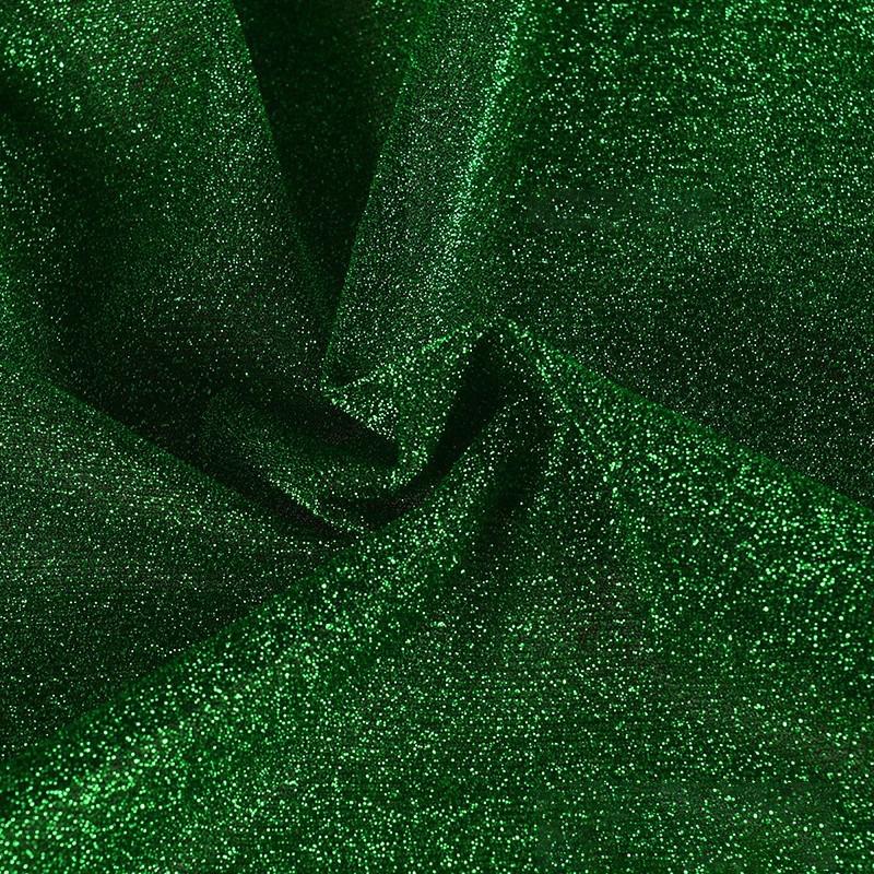NEW Glitter Yarn Fabric Soft High Stretch Particles Starry Bright Cloth For Colorful Stage Costume Wedding Decor Textiles Fabric