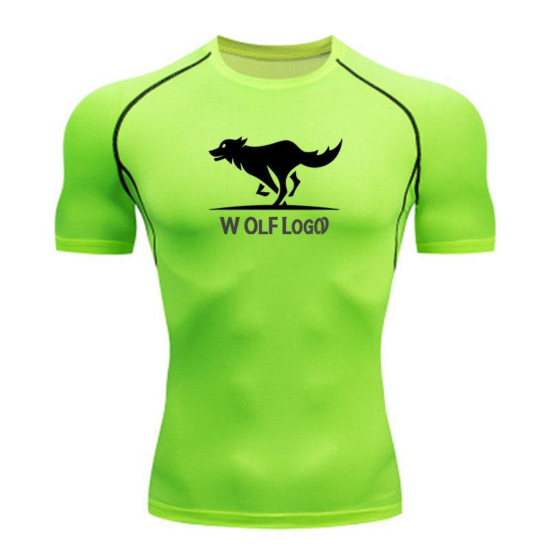 Men's Compression Athletic T-Shirt, Quick Dry Breathable Run