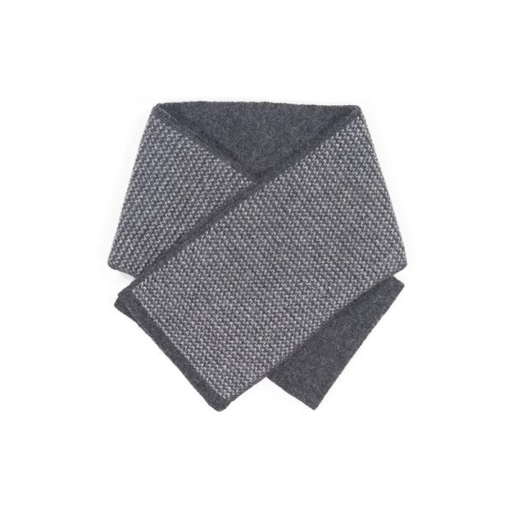 Vanbrough Cashmere 100 Two Tone Petit Muffler  Bpftm1010 Gy Single option