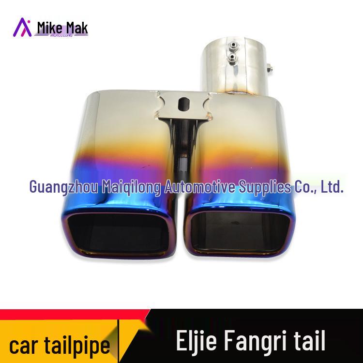 

Квадратная выхлопная труба с двойным выходом Toyota Alphard для модификации Modified Exhaust Pipe