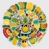 50PCS Waterproof Pineapple Graffiti Cartoon Stickers for DIY Skateboards & Suitcases