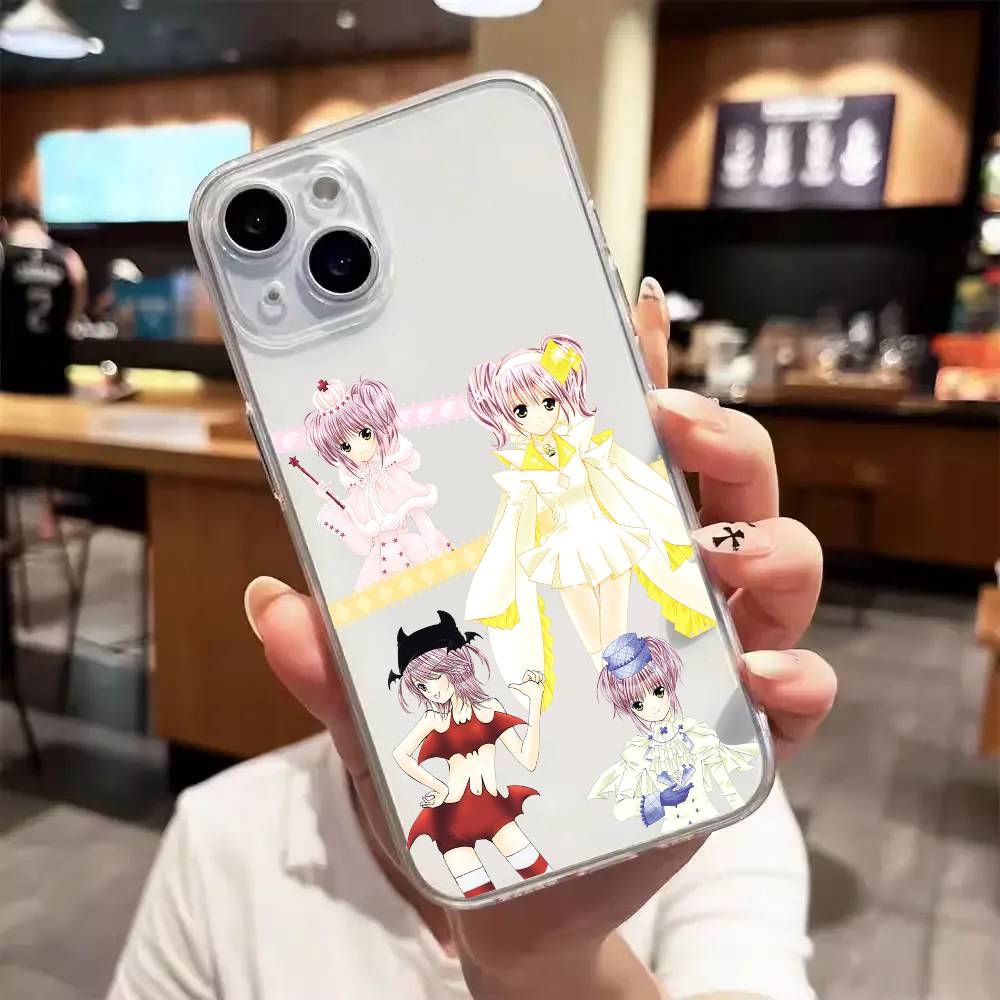 Anime s-Shugo c-Chara Luxury Transparent  phone case for iPhone 17 16 15 Pro Max 14 13 12 11