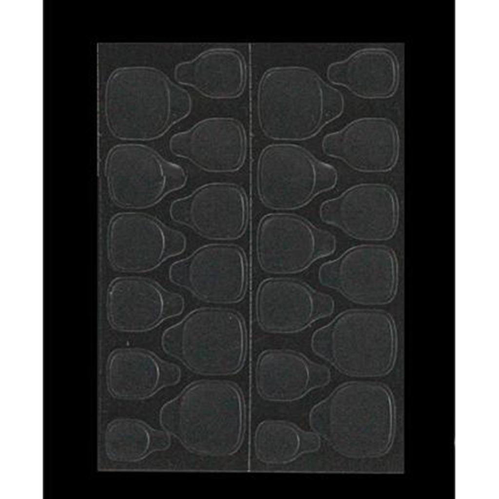 Pack of 24 Natural Short Square Glitter Design Glossy Fake Nails Full Cover False Nails Fit for Women Girls DIY Manicure