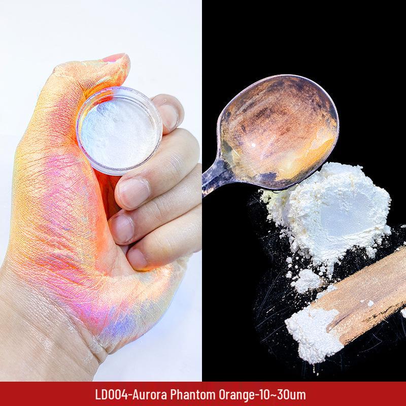 Iridescent Aurora Cosmetic Grade Mica Powder for Glitter Eyeshadow & Bath Soap, 10g