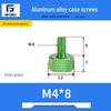 Knurled Aluminum Alloy Hand-Tightening Knob - M3M4M5M6M8 Sizes.