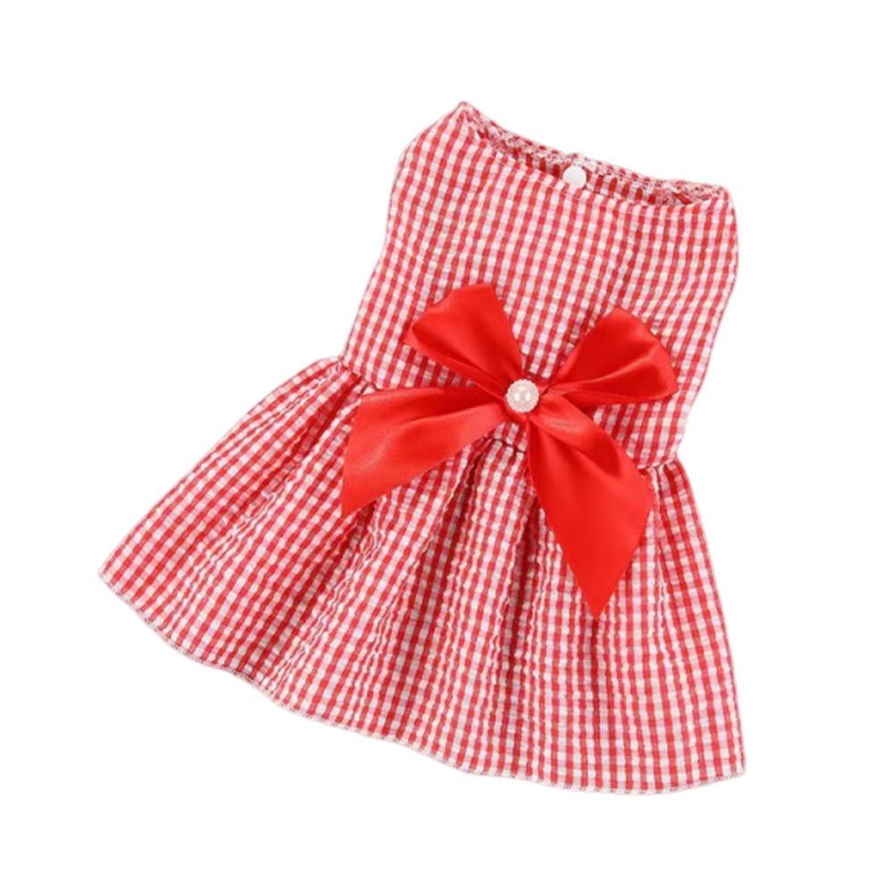 Summer Dog Princess Dress Flower Dog Skirt Cute Cat Accessories Cat