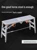 Folding Telescopic Thickened Stool with Leveling Function for Engineering or Scaffolding Use