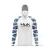 Mens Quick-Dry Fishing Hoodie With Integrated Face Cover UPF50 Sun Protection Lightweight Breathable Angling Shirt
