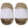 Metallic Knitting Yarn 87.48Yard Metallic Tshirt Yarn for Crochet Bag Basket Knitting Project Handbags Home Decoration