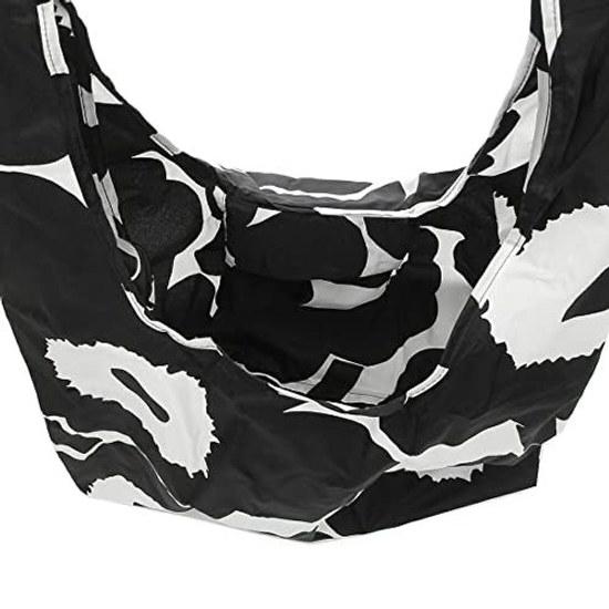 Marimekko Tote Bag Eco Smart Unikko Black White Womens A4 Compatible