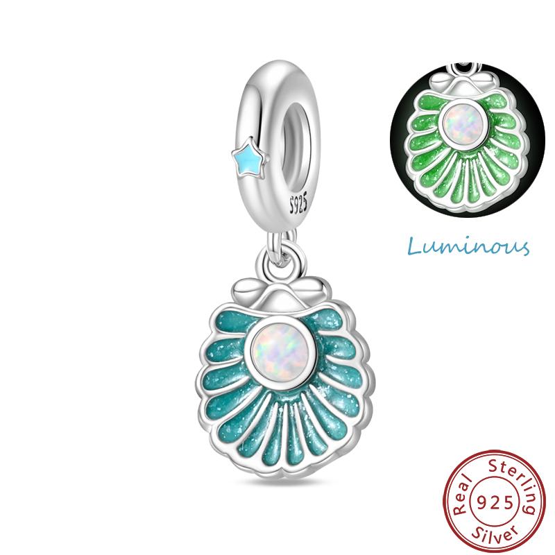 Luminous Ocean Series Copper Dolphin Turtle Octopus Charms Beads 3Mm Diy Fine Jewelry Gifts Making