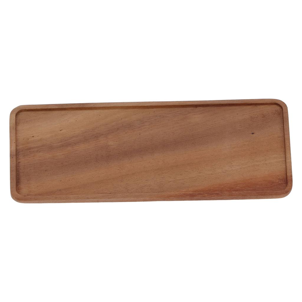 Tea Set Tray Walnut Hand Polished Clear Texture High Hardness Service Tray for Hotel Home