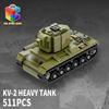 Gebäude MOC Neuer WW2 Sowjetischer Panzer gepanzertes Fahrzeug Baustein Set Militär Montage Modell Armee Krieg Soldat Spielzeug Geschenke für Kinder Kinder