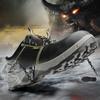 Steel Toe Cap Anti-Smashing Puncture Wear-Resistant Rubber Sole with Tongue Labor Protection Shoes Men's Low Top