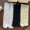 Mesh Women's Sock Solid Color Long Socks Vintage Hollow Out Socks