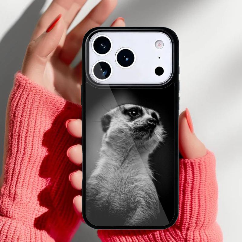 Cute Baby Meerkat Phone Case for iPhone 17 16 15 14 13 Pro Max Back Cover for 12 11 Pro Coque