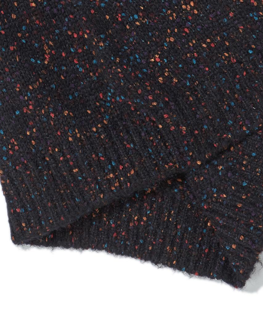 BEYOND CLOSET [Collection Line] Dust Pop Vintage Knit Navy