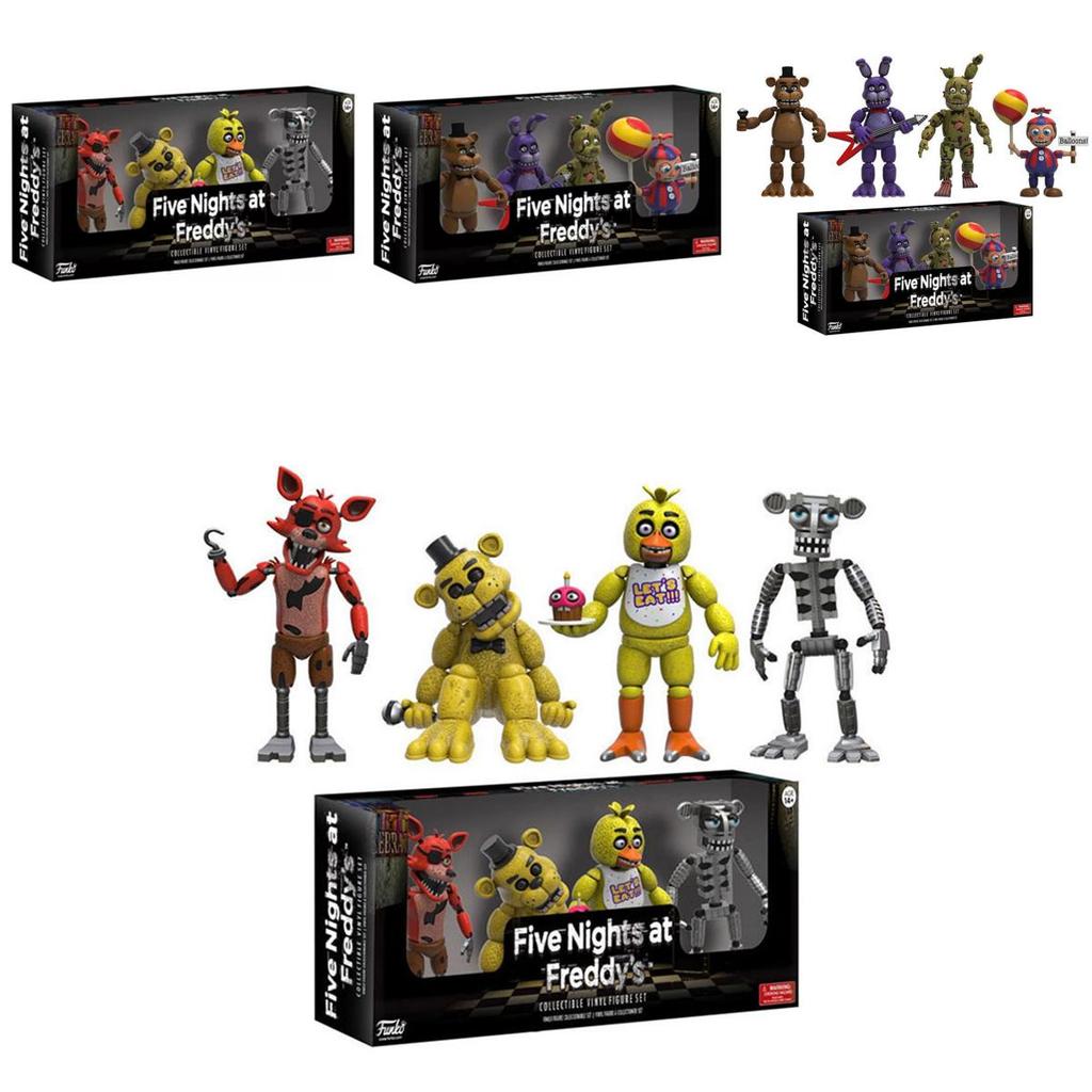 Figurines d'action de collection Five Nights At Freddy's 4 cm Présentant des Designs Uniques Faits à la Main