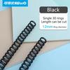 30 Hole Loose-leaf Plastic Binding Ring Spring Spiral Rings for 30 Holes A4 A5 A6 Paper Notebook Stationery Office Supplies