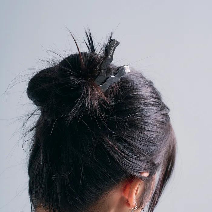 NO.425 [BLACK] WAVE HAIR PIN 2SET