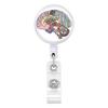 Cute Ambulance Retractable Nurse Badge Reel Clip Cartoon Medicine Doctor Students IC ID Card Badge Holder