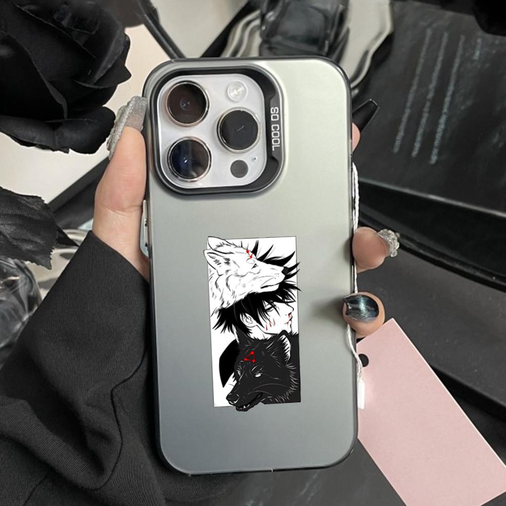 Jujutsu Kaisen Comic Phone Case For iPhone 16,15,14,13,12,11,Pro,Max,Plus,Mini,XS Anti Fall Black Matte Hard Bumper iPhone14promax