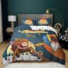 Cartoon Santa Claus Duvet Cover Merry Christmas Bedding Set Microfiber Feather Comforter Cover Full King For Kids Teen Bedroom