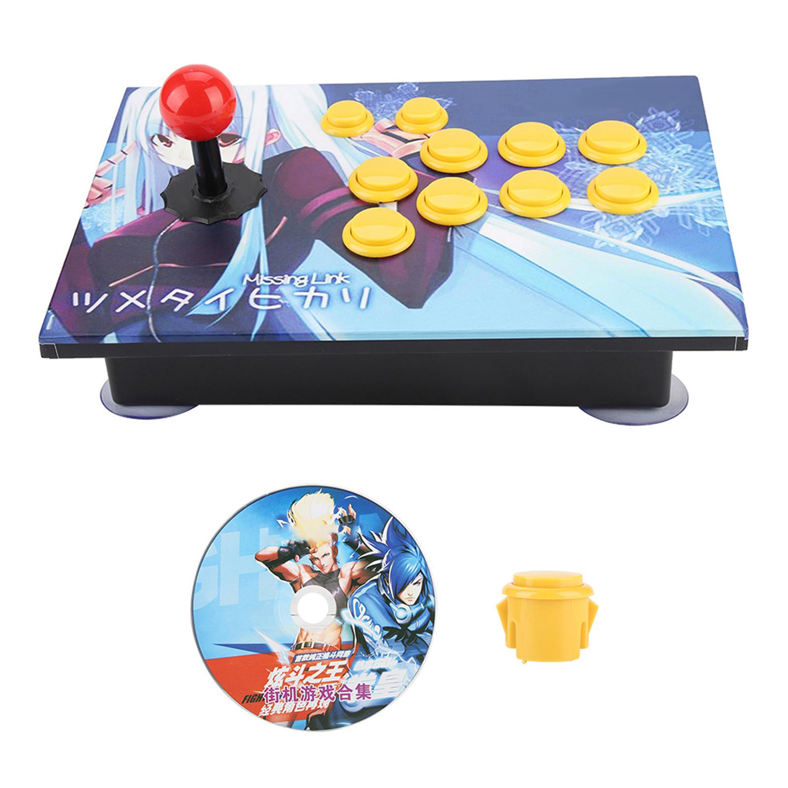 

Аркадная консоль ПК Компьютерные игры USB Rocker Джойстик Боевой игровой контроллер(8 кнопок)