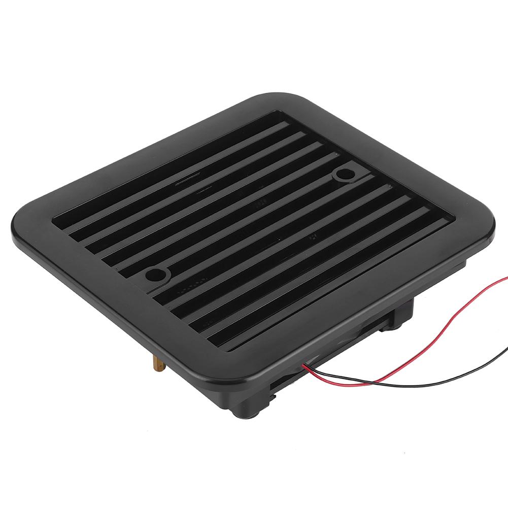 24V Side Air Vent Ventilation One‑Way Exhaust Blade Fan Low Noise for Car RV Trailer SUV