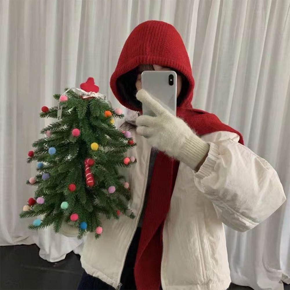 Knitted Winter Balaclava Thickened Ear Protection Cap Korean Style Neck Collar Unisex Wear