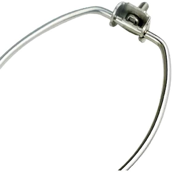 

Lamp Harp,10 Inch Lamp Shade Harp Holder Set with Harp, Saddle Base and Finial for Table or Floor Lamps (10 Inch Nickel,Pack of 1) 10 Inch Nickel,Pack of 1