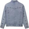 Levis Loose Comfortable Simple Single-Breasted Denim Jacket Men Jackets Blue 002HR-0001