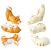 Cute Tabby Cat of Chopstick 6 X 4 Animal Cat SAN4574 "Toranekona Mainichi" (Set 3) Rests, Approx. Cm, Merchandise, Merchandise, Human-Use Tableware,