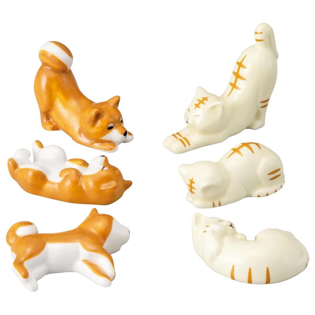 Cute Tabby Cat of Chopstick 6 X 4 Animal Cat SAN4574 "Toranekona Mainichi" (Set 3) Rests, Approx. Cm, Merchandise, Merchandise, Human-Use Tableware,