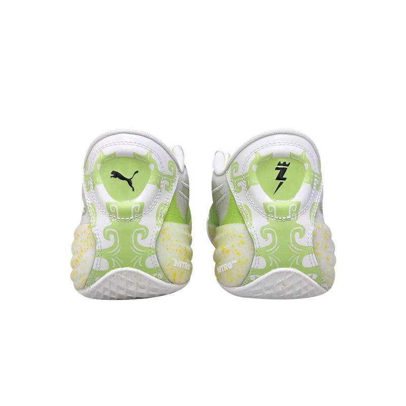 Puma All-Pro Nitro MVP Zhao Jiwei PE Shock Absorbing Durable Waterproof Low-Top Basketball Shoes Men Sneaker Green Gray 311745-01