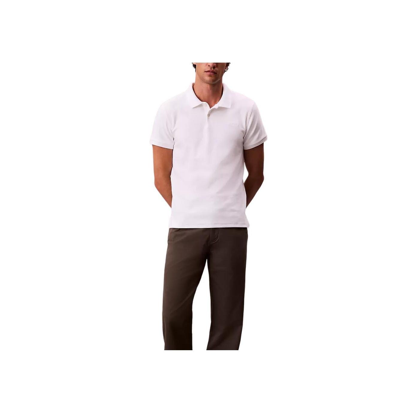

Calvin Klein Comfortable Slim Fit Versatile Short Sleeve Polo Shirt Men tops 4LC251G-YAF M
