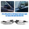 2Pcs Wing Mirror LED Signal Indicator Light For Volvo V40 S60 S80 V60 V70