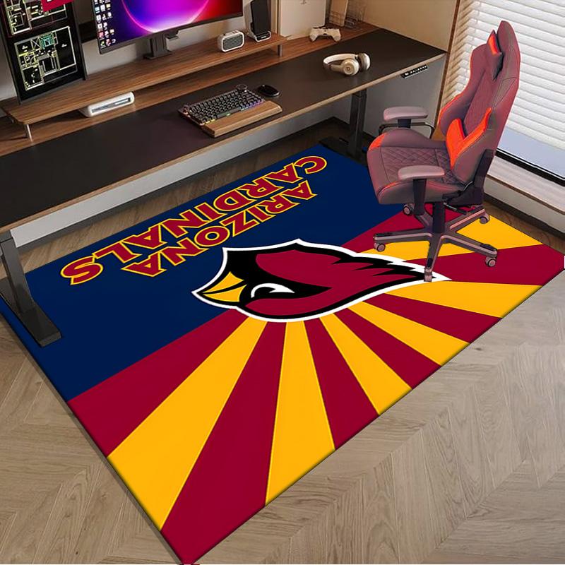 Arizona Cardinals Logo Area Rug for Office, Chair Rug, Decorative Carpet Livingroom Mat, Large Size Fan gifts Christmas gifts