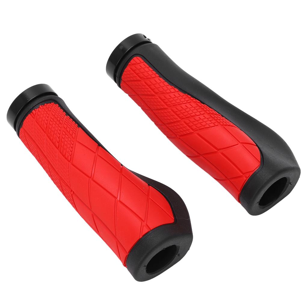 1 PairCelsiusset Bike Handlebar Cover Grips with Alloy Double Lock Anti Slip Cycling Handle Grip