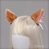 Cute Kawaii Cat Ear Hair Clips Set Girls - Soft Velvet Lolita Style Dual Clip Headwear Accessory In White Black Gray Pink