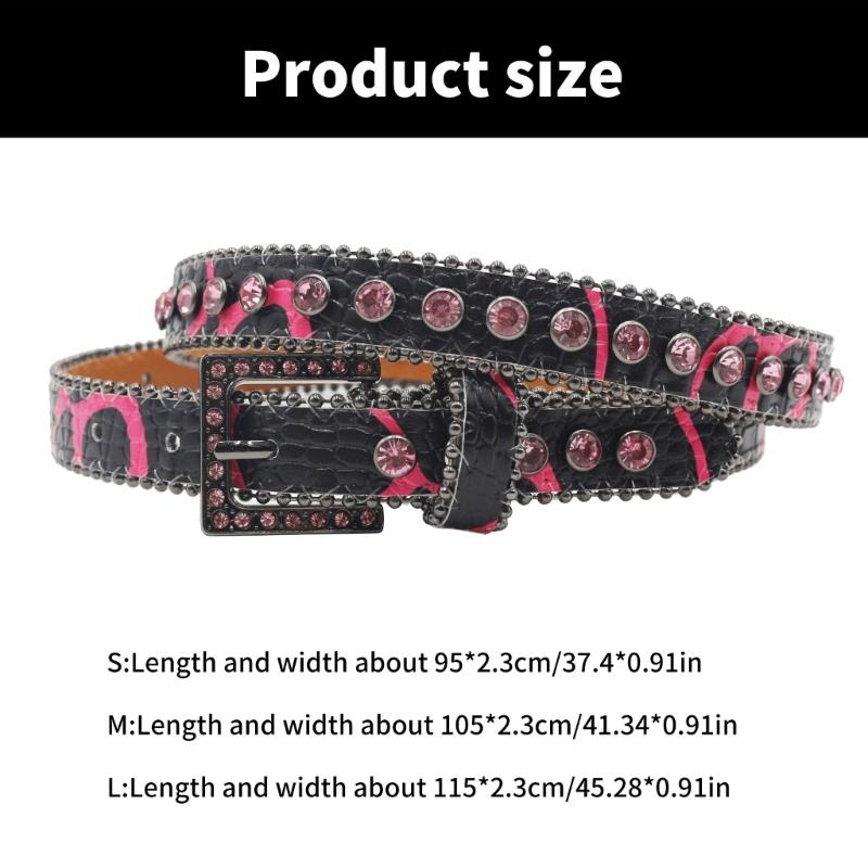 Beaded Waist Chain Casual Belt Jeweled Buckle Waist Ceinture Belt Heavy Duty Belt for Beach Jewelry Accessories