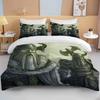 10 Sizes Cartoon Viking Bedding Set Anime Characters Duvet Cover Set 3D Quilt Bed Set Queen King Size Kids Boys Home Textile
