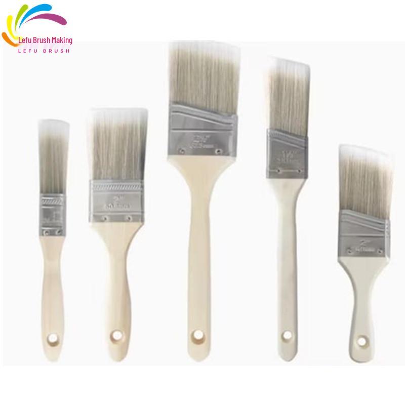 Angled Brush for Trimming, Outlining & Finishing with Latex Paint