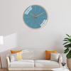 12 Inch Wall Clock Round Battery Operated Easy To Read Sweep Movement Art Silent Non Ticking