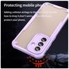 For Samsung Galaxy A57 5G Case PC + TPU Semi-Transparent Frosted Finish Protective Phone Cover