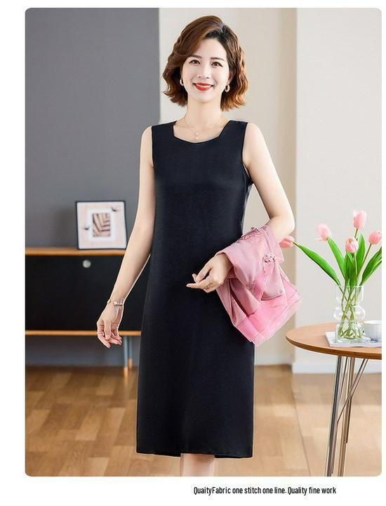 2026 Summer Retro Chinese Style Women's Two-Piece Dress Set with Frog Button Jacket