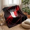 Braga FC Soft Flannel Fleece Blanket Lightweight Cozy Warm Throw Blanket For Sofa Bed Home Decor